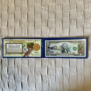 Georgia Statehood $2 U.S. Two-Dollar Bill